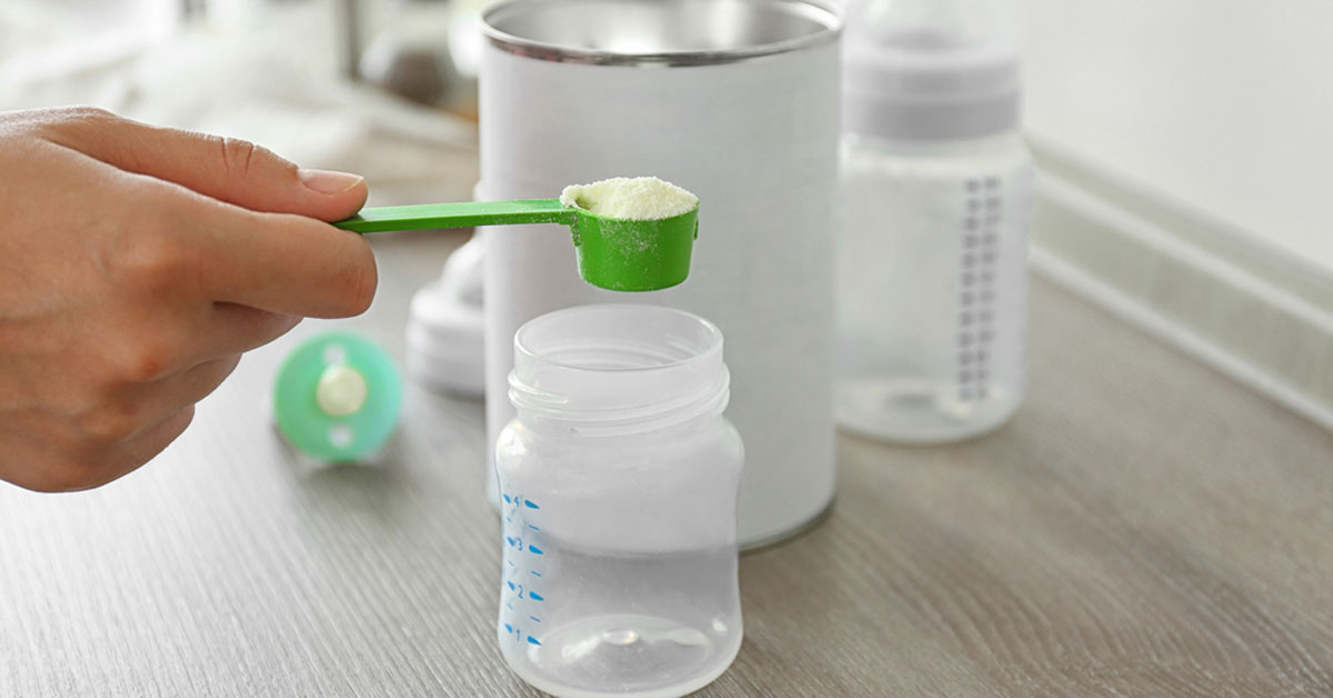 Calculadora de cantidad de leche de fórmula para el biberón del bebe-  TodoPapás